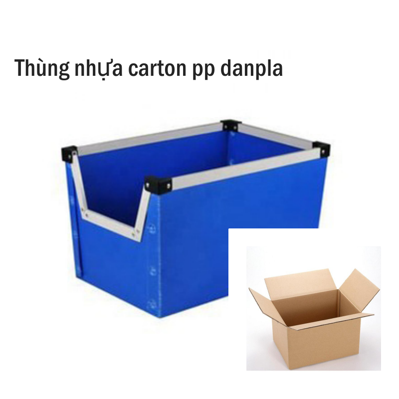 thùng nhựa danpla-thùng carton nhựa pp  danpla 
